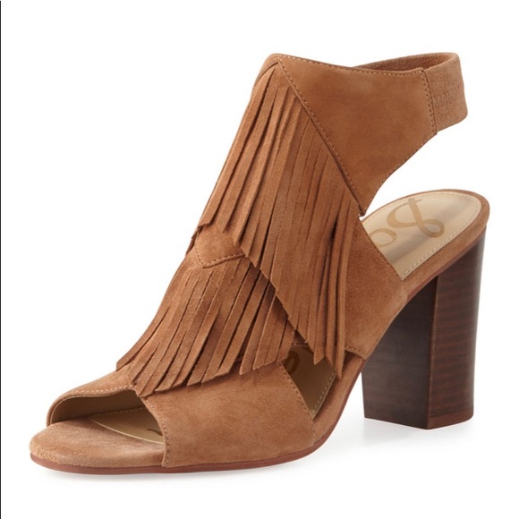 Sam Edelman Shoes - NWOB Sam Edelman Brown Fringe 3inch Heeled Shoes